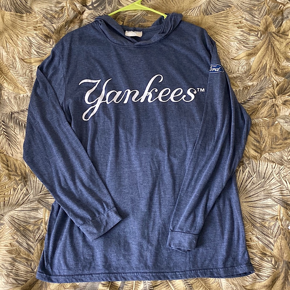 XL Navy Blue Yankees Hoodie